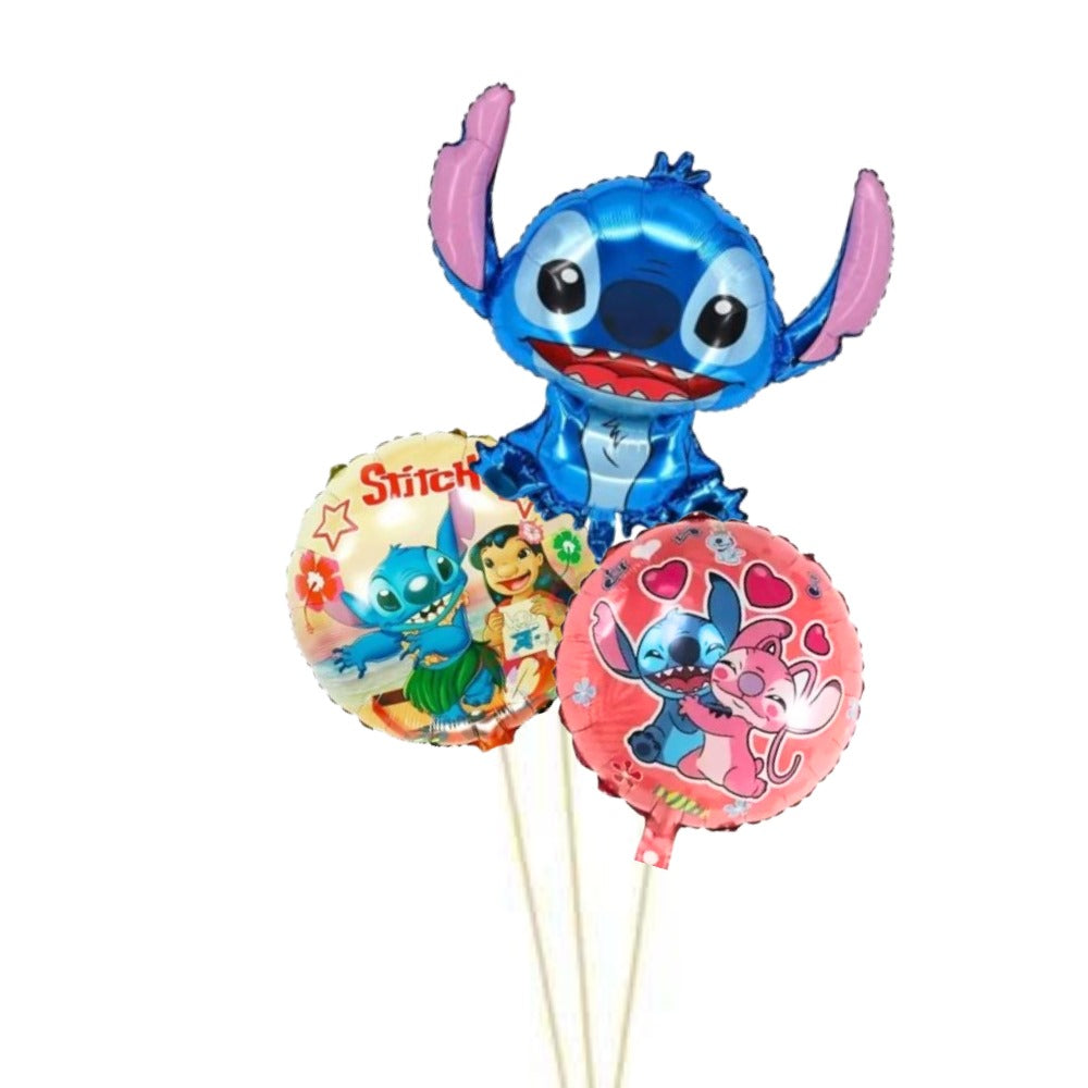3 pcs Lilo stitch helium filled