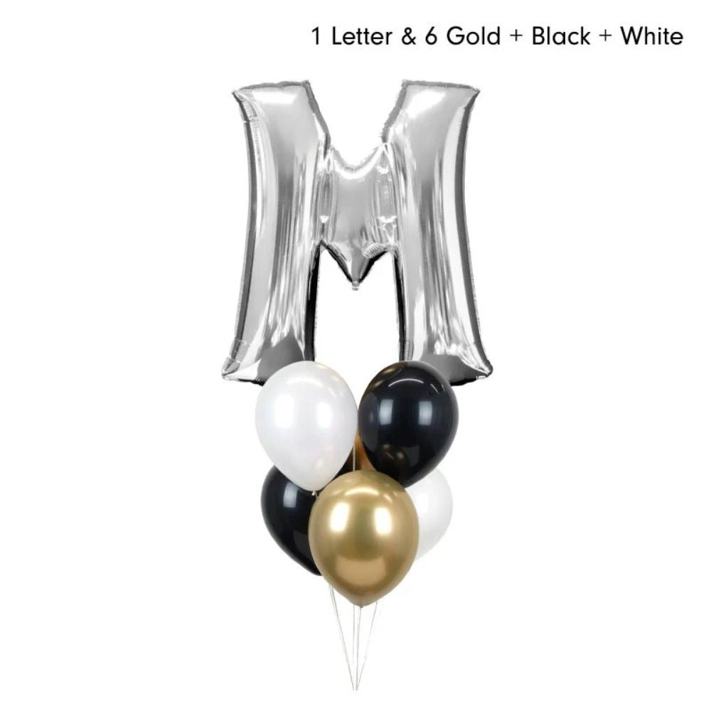 Letter Alphabet Helium Bunch