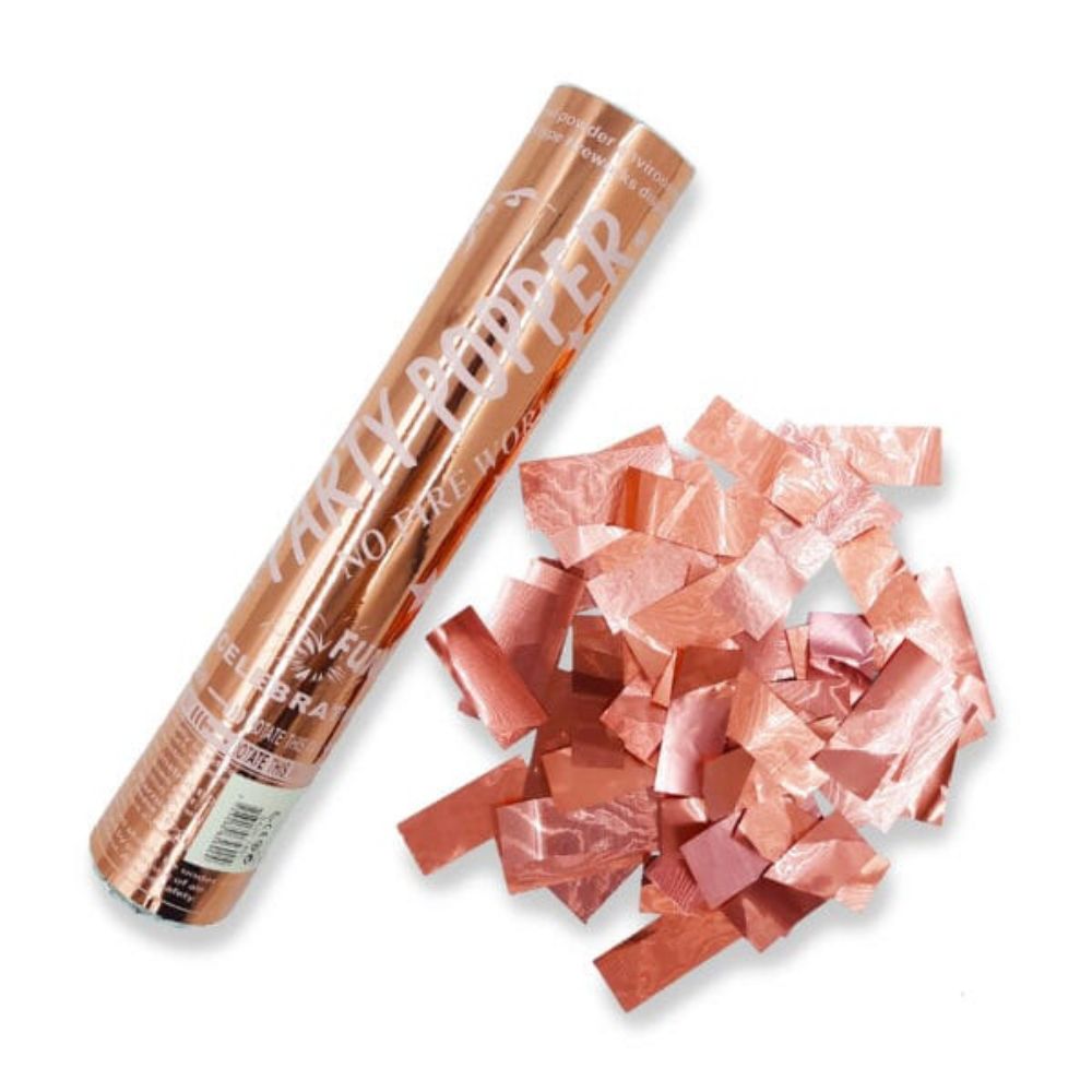 Rosegold Confetti Poppers