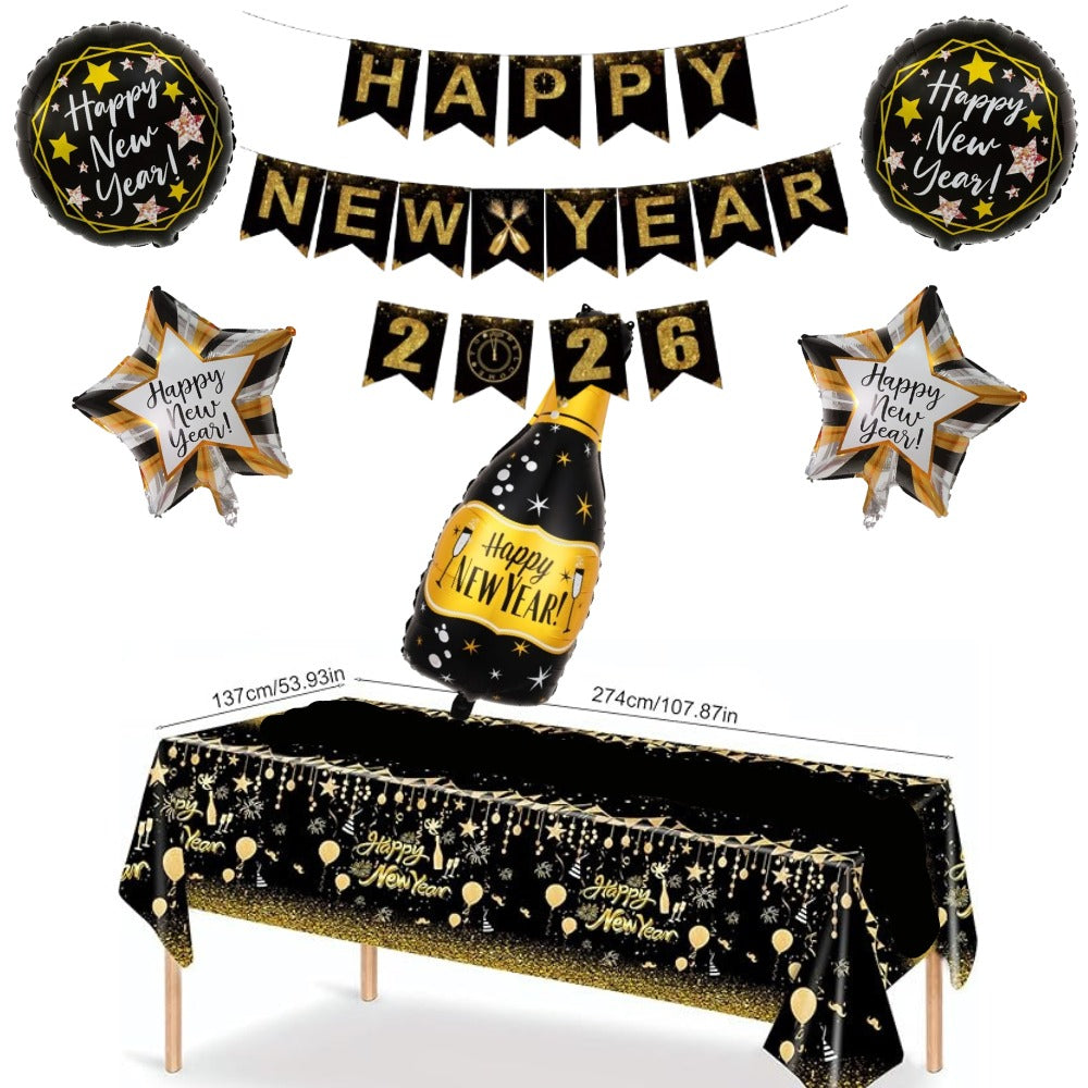 New Year 2026 Simple Decoration Design 1