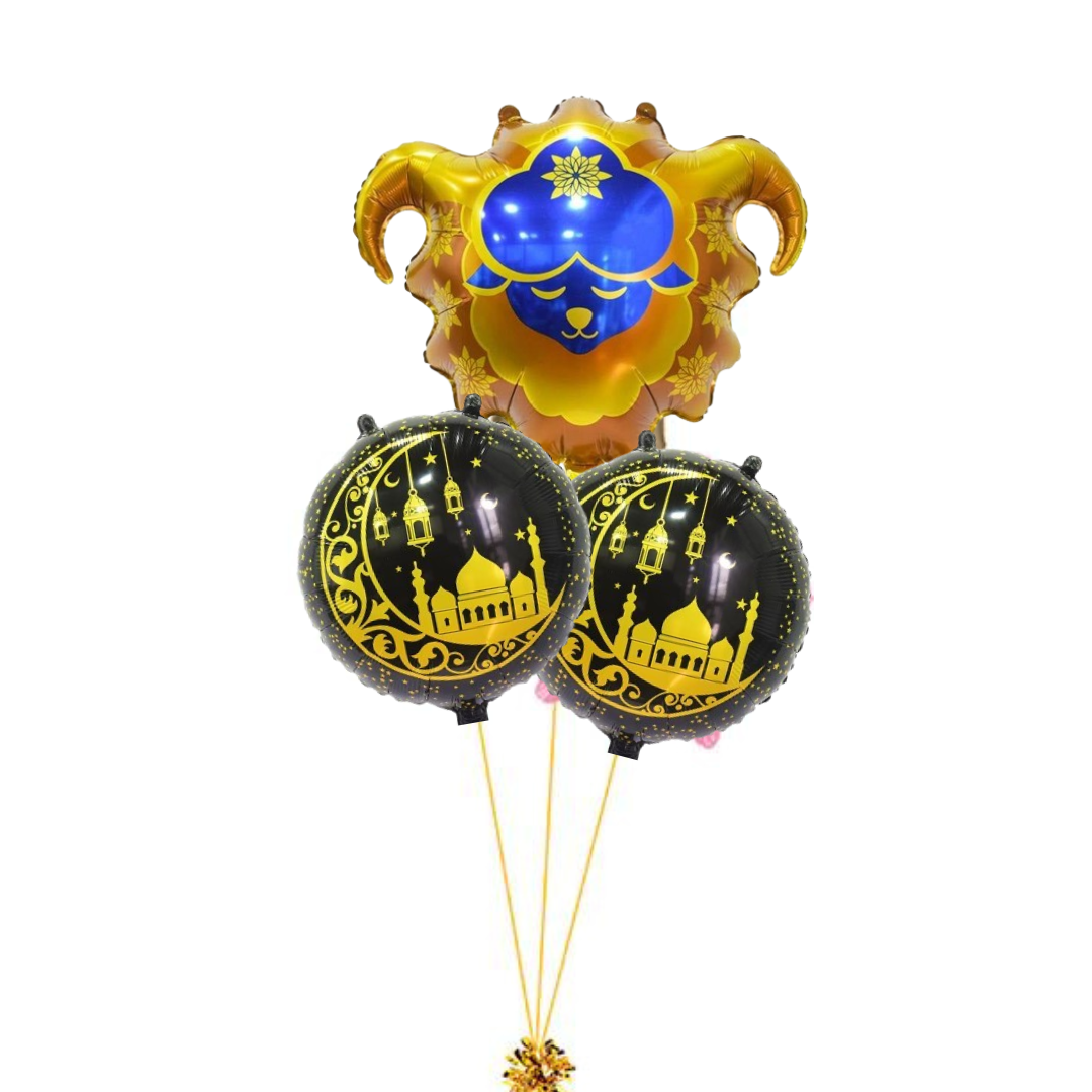 helium filled balloons - sheep and round