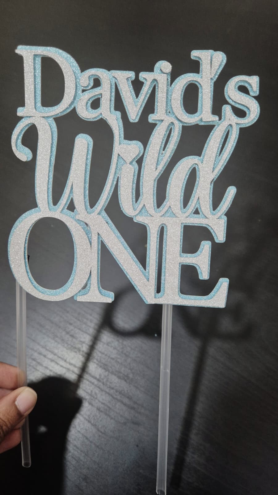 Customized cake topper