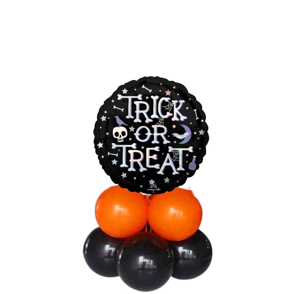 Round Trick or Treat Air Filled Balloon Column