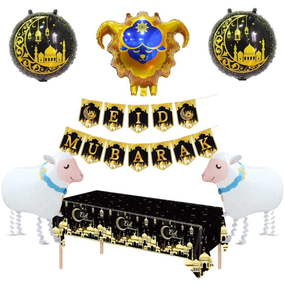 Eid sheep decorations black