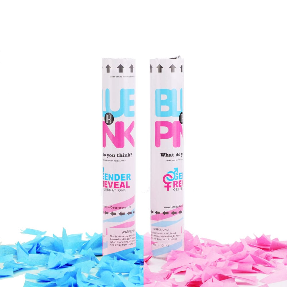 Gender Reveal party popper - boy or girl