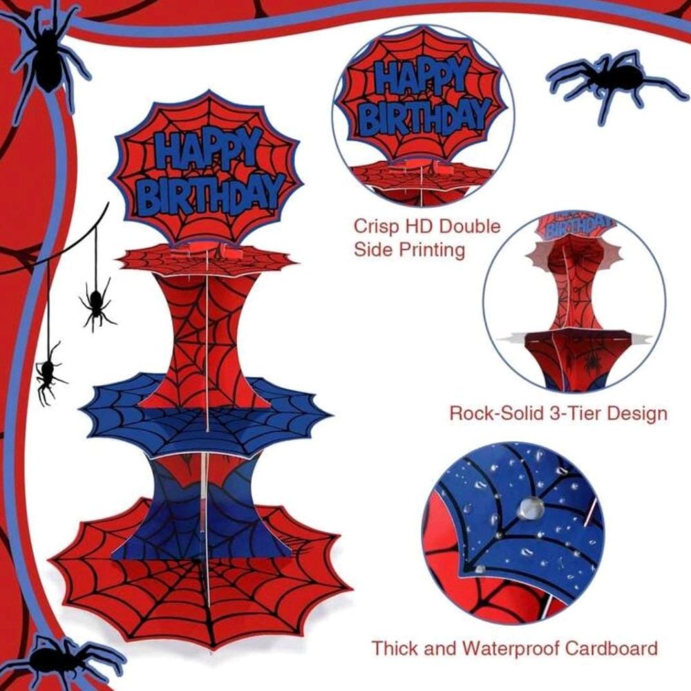 Spiderman Cupcake Stand