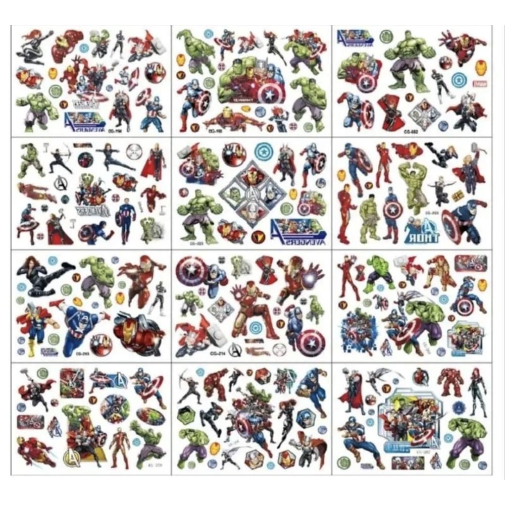 Avengers Super Hero Tattoos