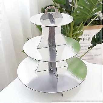 Silver cupcake stand