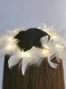 light hair wreath