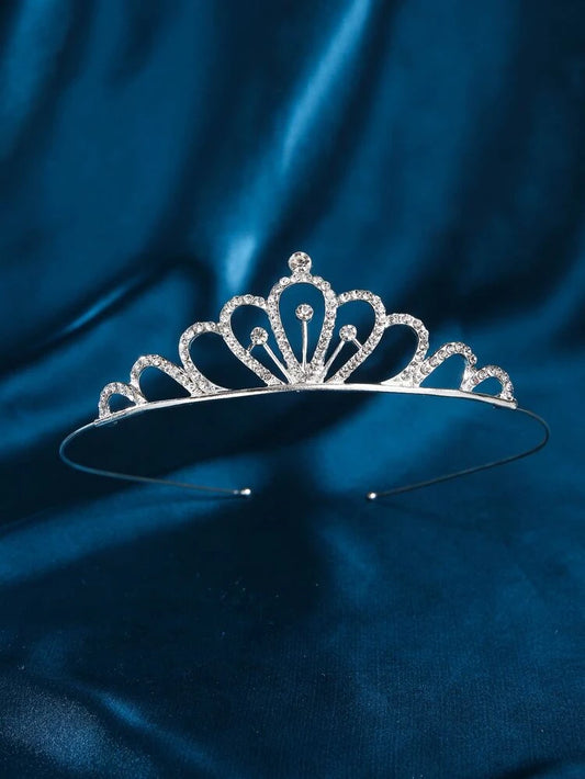 crown Rhinestone Crystal Decor Headband