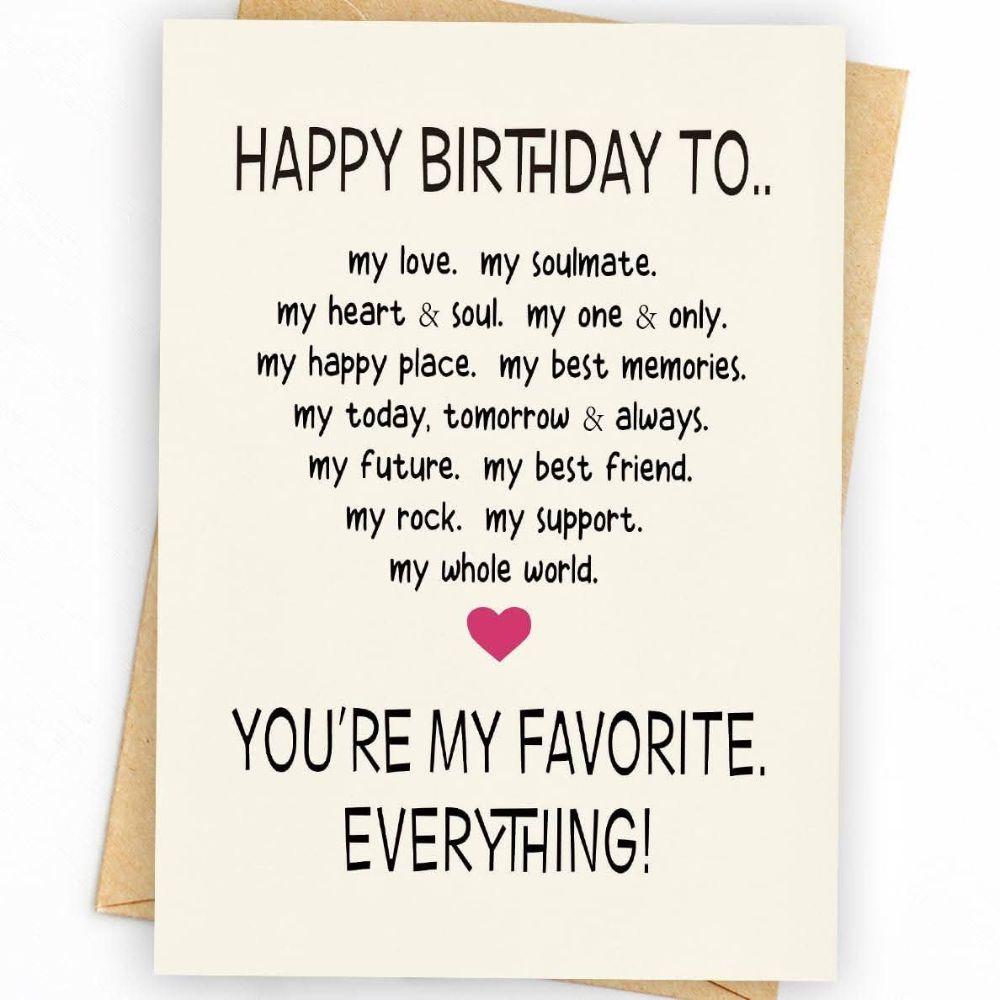 Happy Birthday Greeting Card 1 Pc