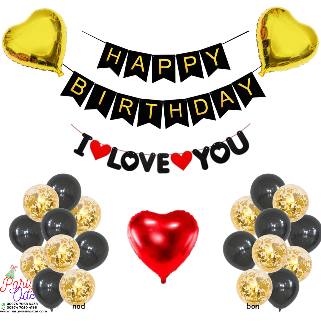 Birthday decoration for wife or husband