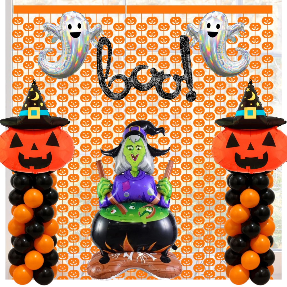 Pumpkin halloween dceor - air filled and ready to use