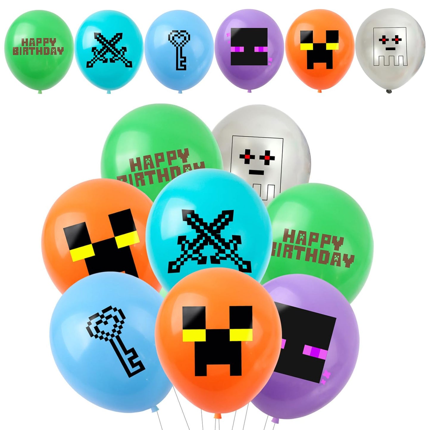 Minecraft 10 pcs helium bunch