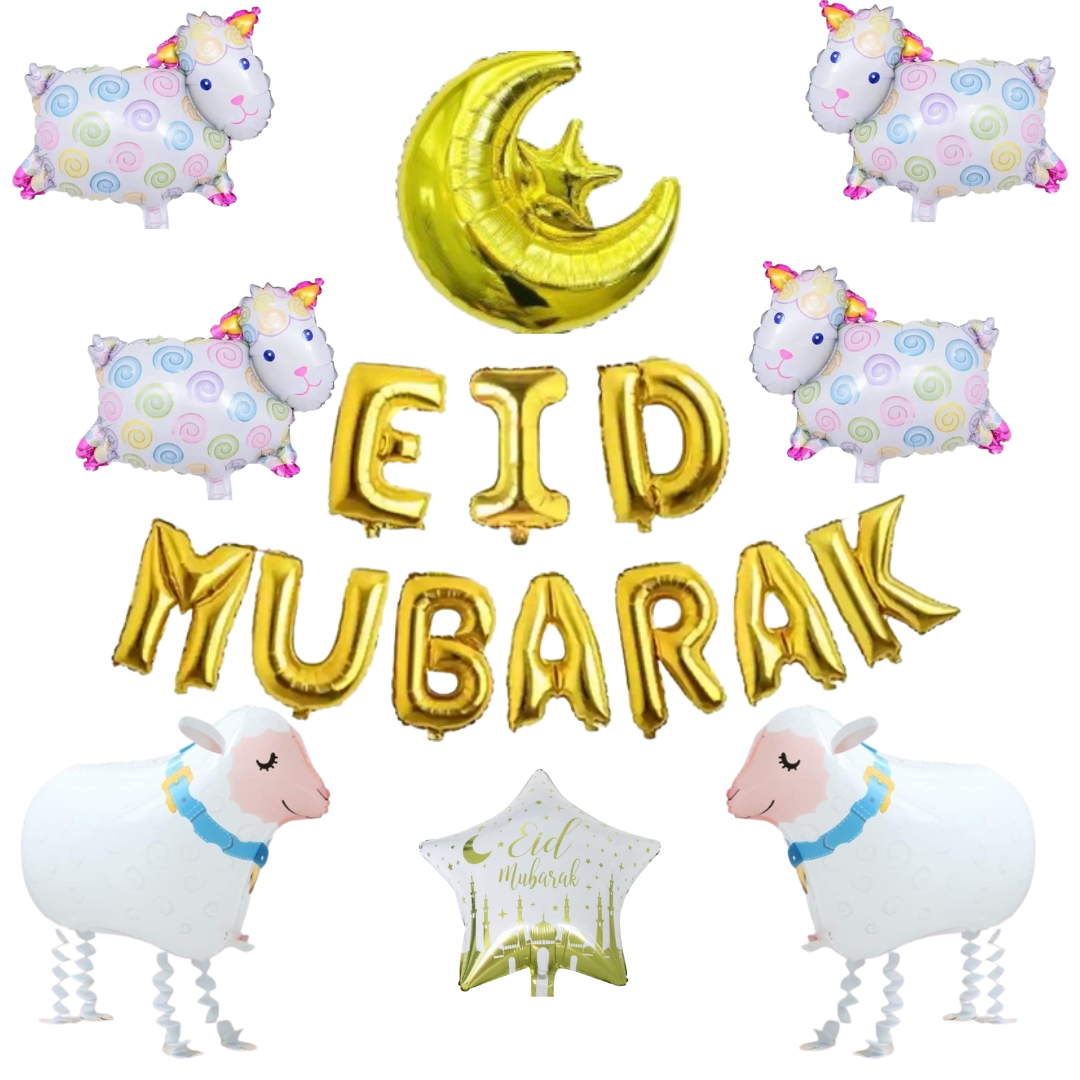 Eid Sheep Decorations with moon star
