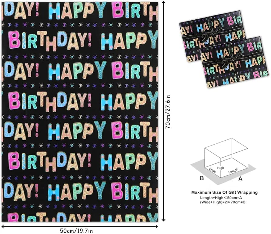 gift wrapping sheet