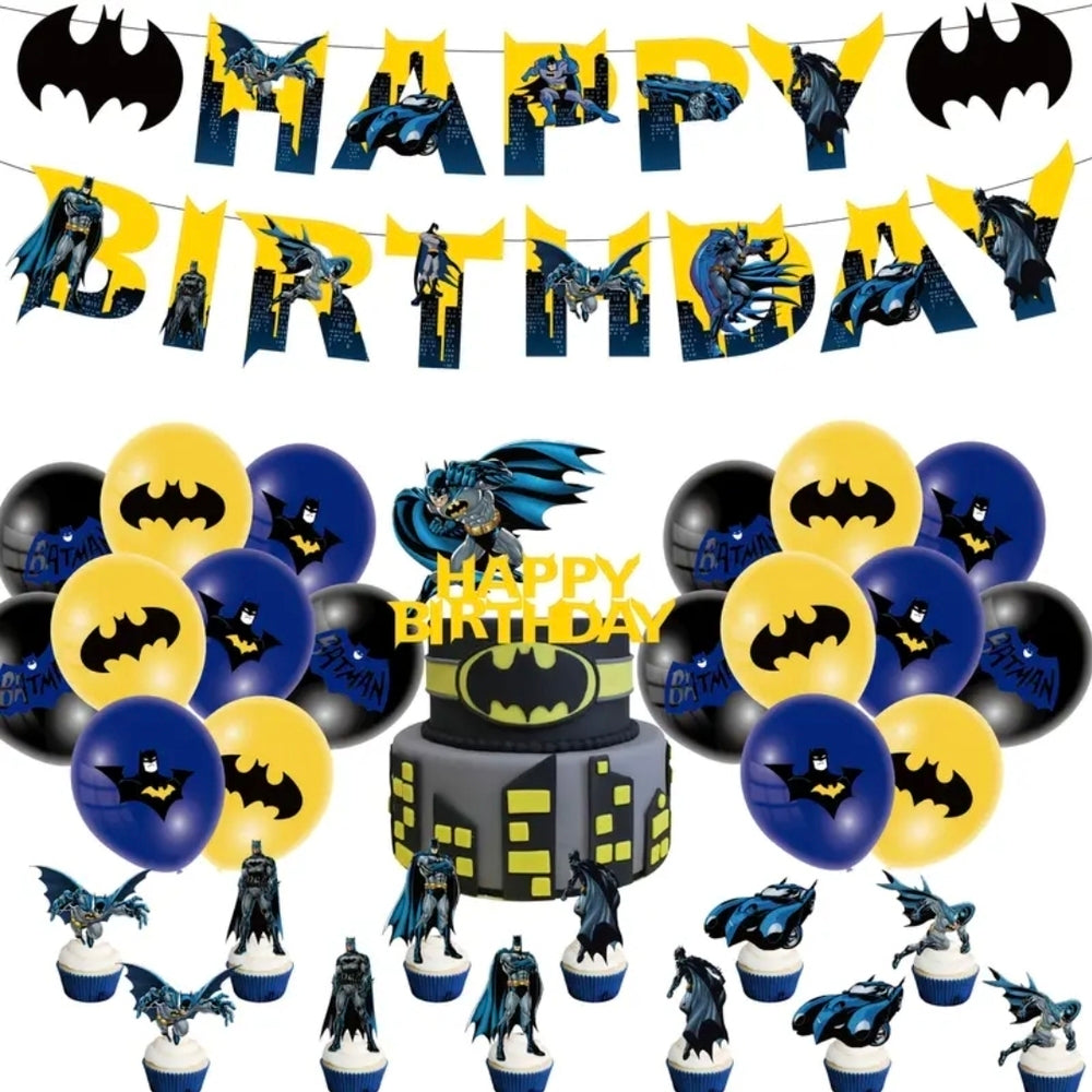 Batman Birthday Decoration Balloons
