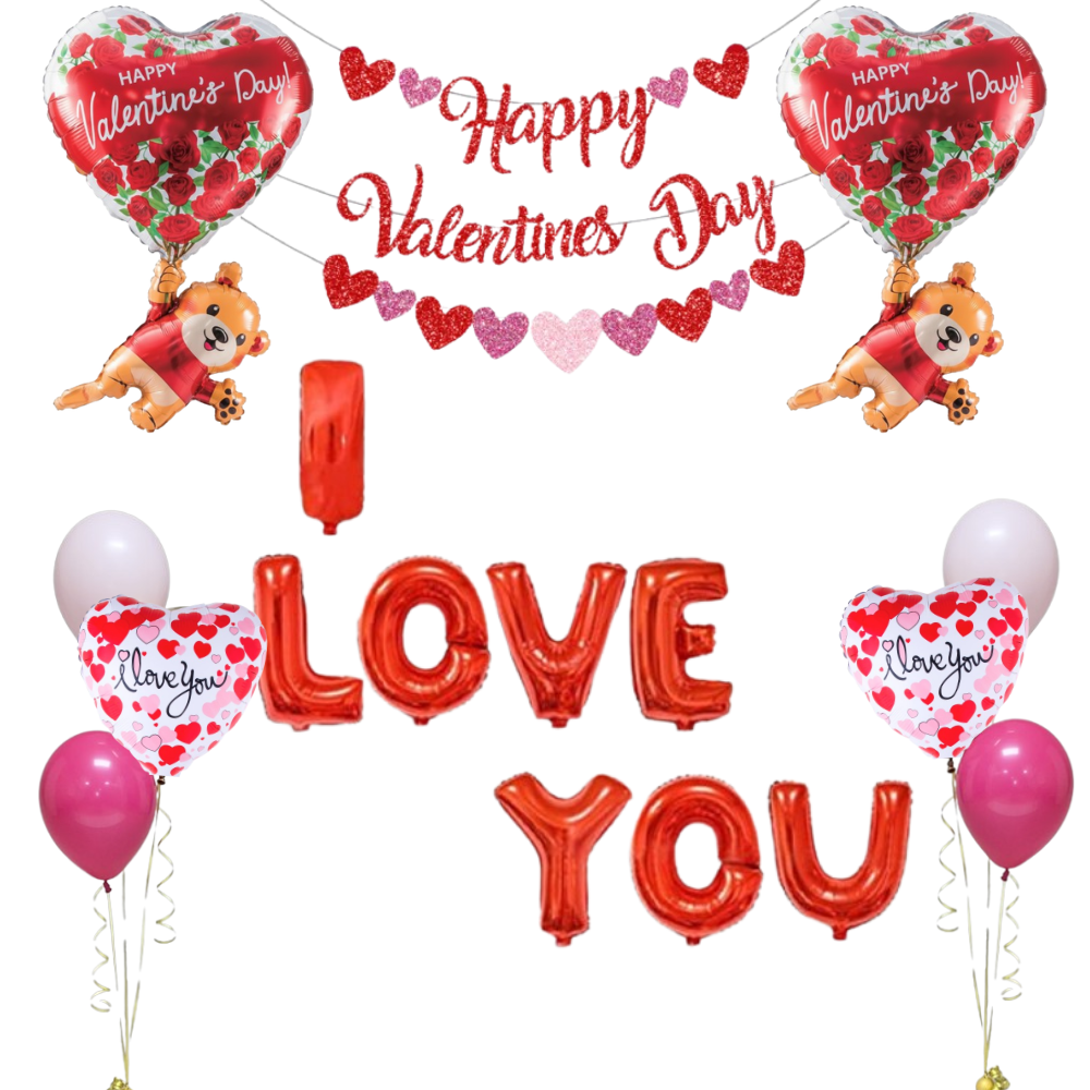 Valentine's Day Helium Balloon