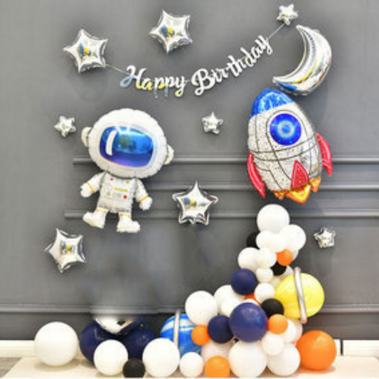 space astronaut balloon decorations