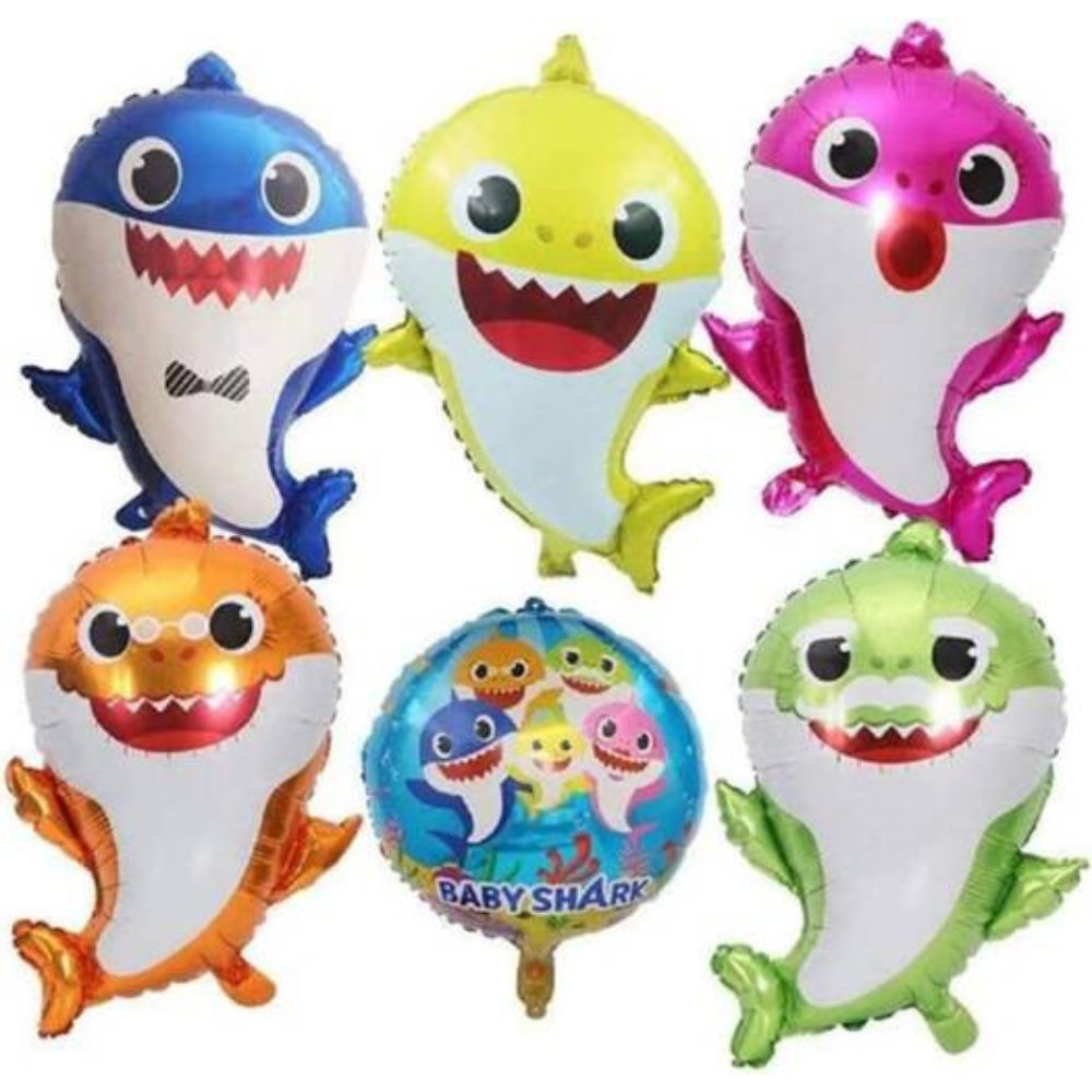 Baby Shark Foil Balloons