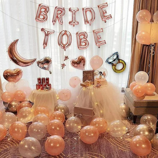 bride to be - rosegold set