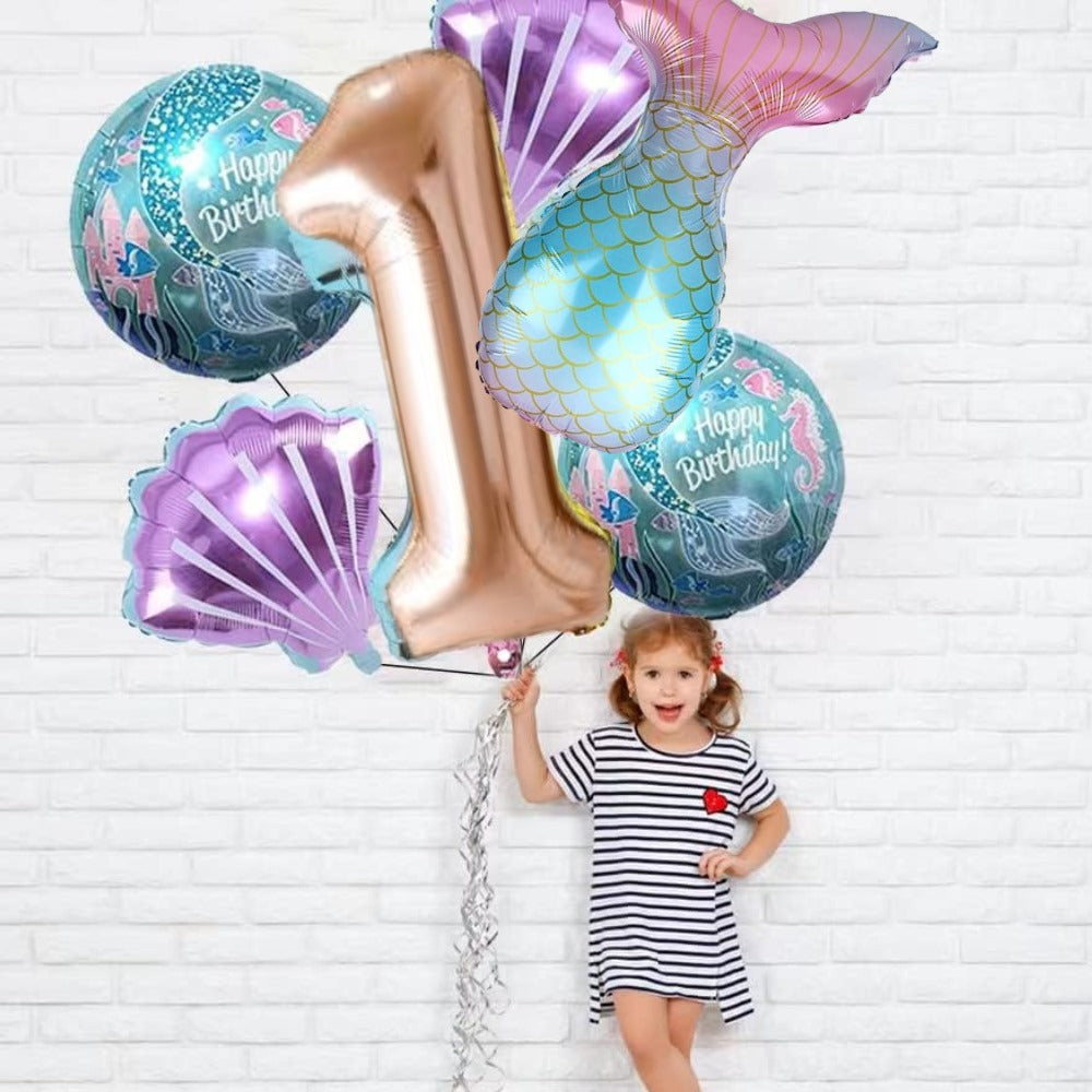 mermaid foil bunch with number of ur choice