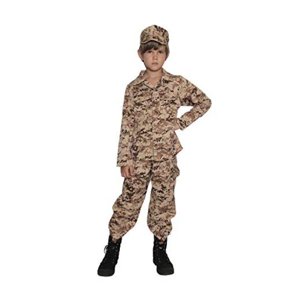 Military Uniform Costume for Kids - 110cm to 130cm