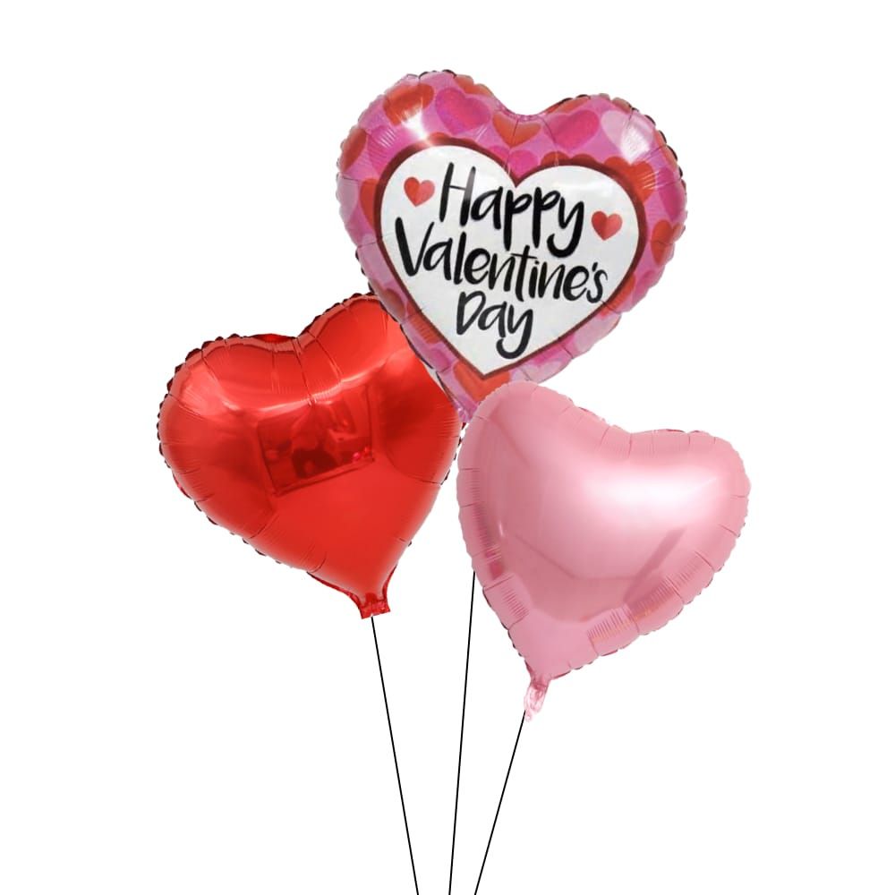 Simple Love Day Helium Bunch