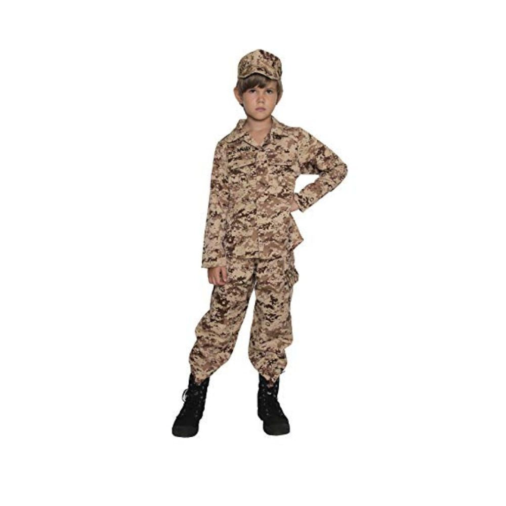 Military Uniform Costume for Kids - 130cm to 150cm
