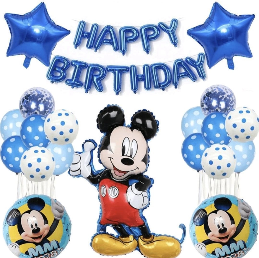 Mickey birthday decoration kit