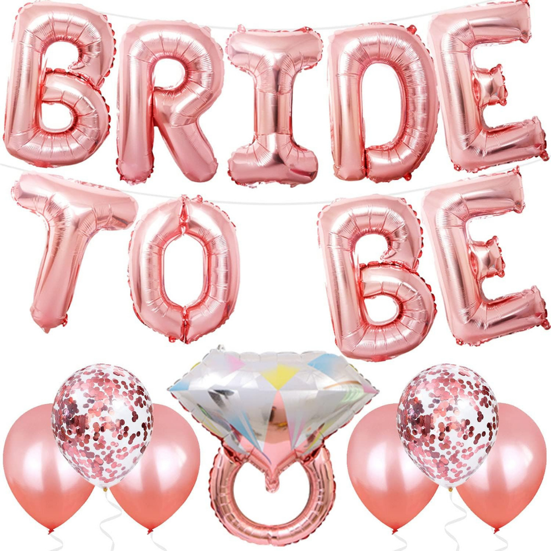 bride to be - rosegold set