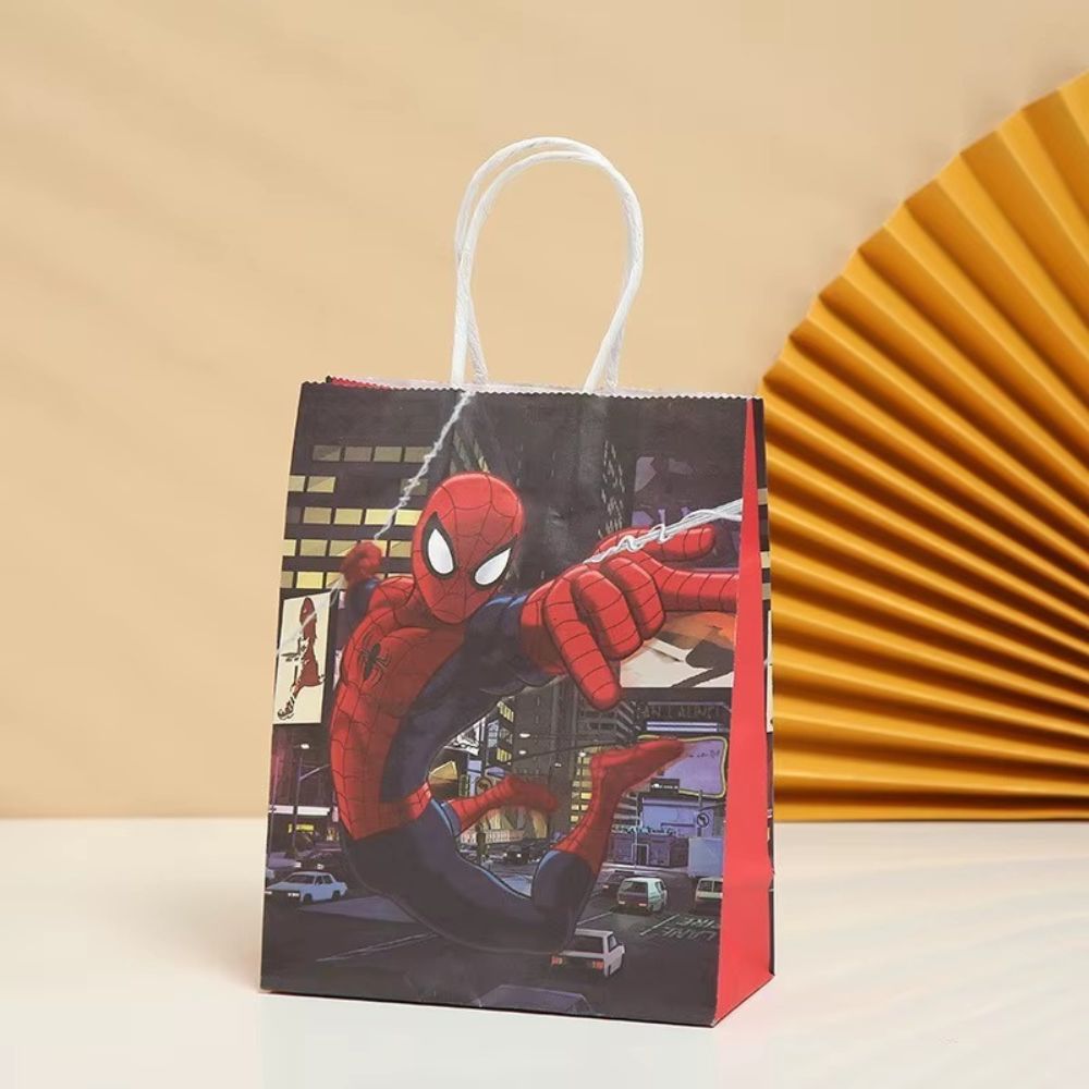 Spiderman Kraft Bag Pack of 6