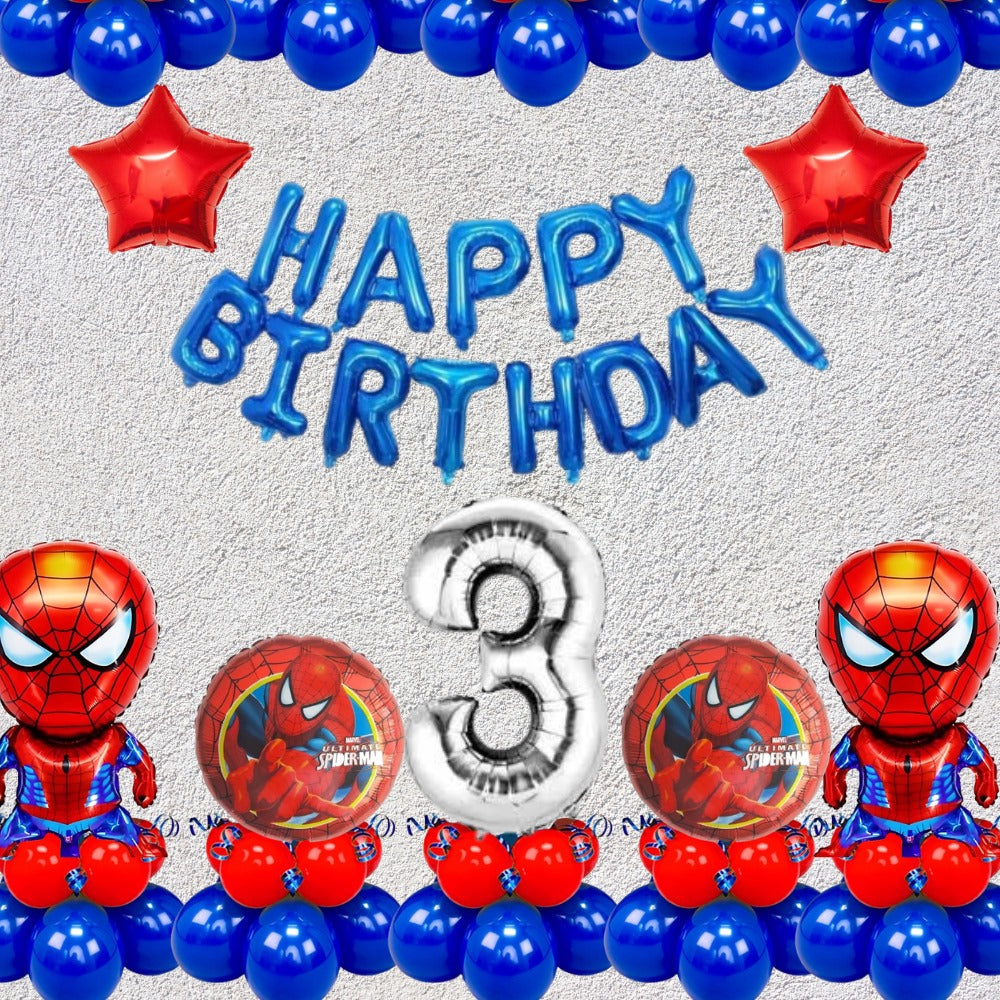 spiderman decoration sets