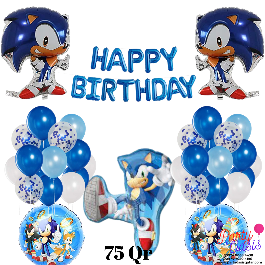 Sonic Birthday decorations – Party Oasis