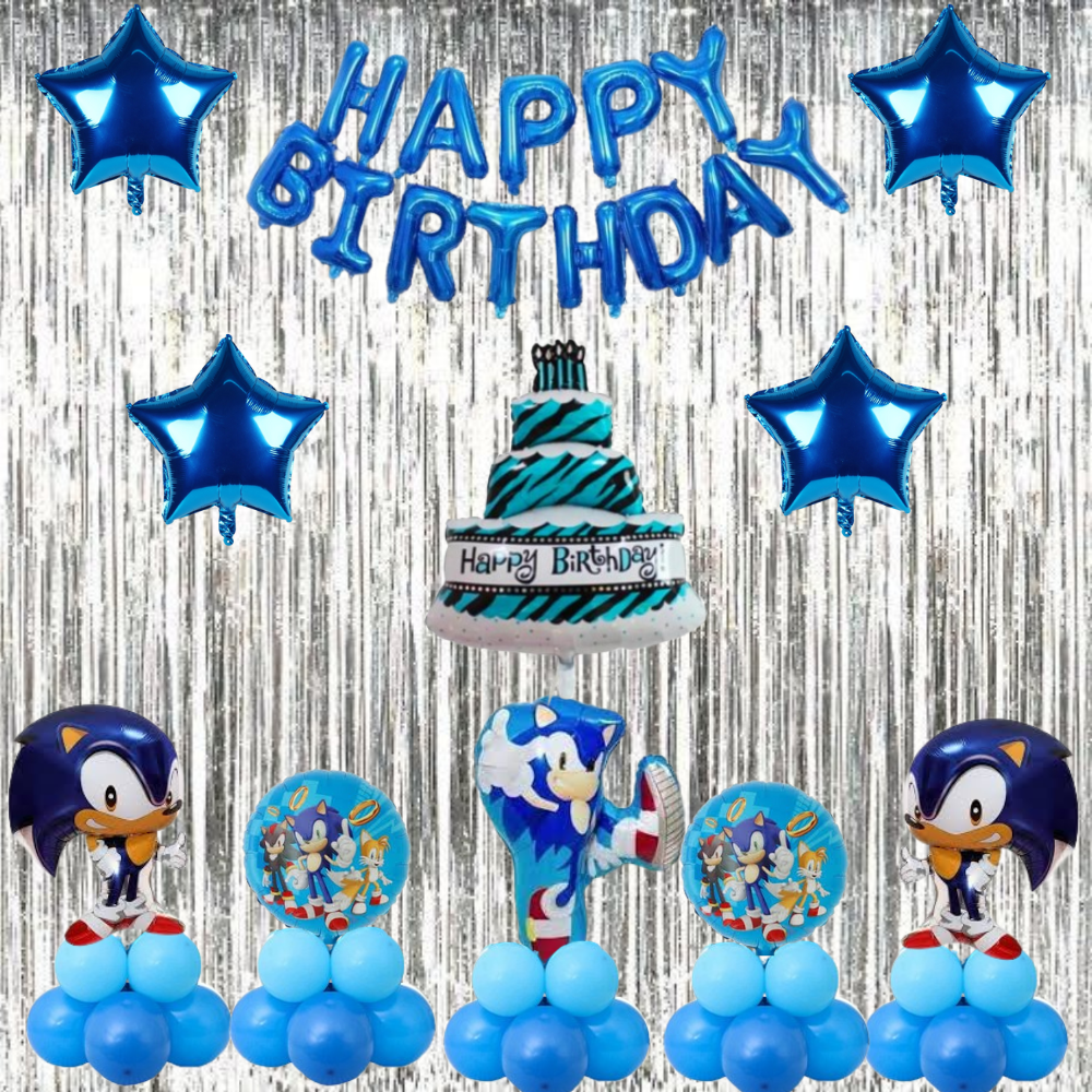 Sonic birthday DIY Kit