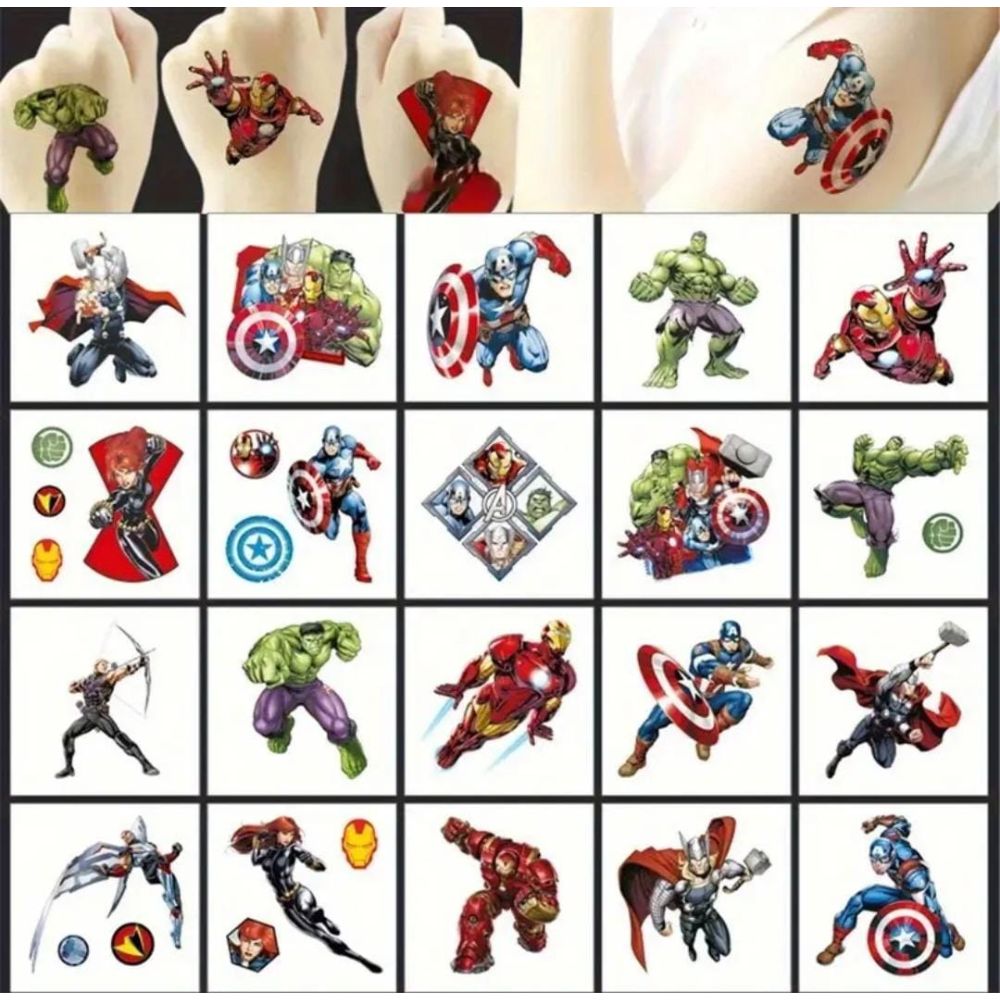 Avengers Tattoos For Kids