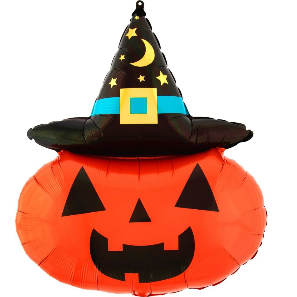 Witch Pumpkin Foil Balloon
