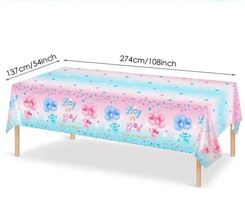 Gender reveal tablecover