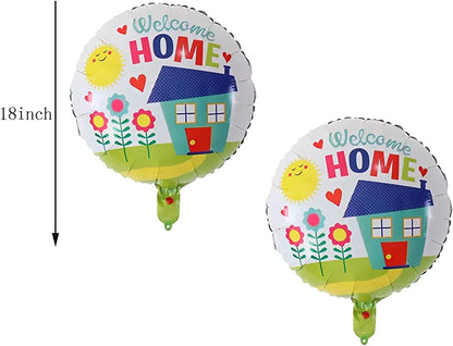 Welcome Home foil balloon pack of 5
