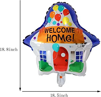 Welcome Home foil balloon pack of 5