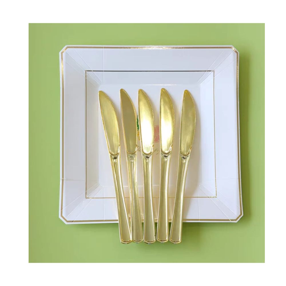 Gold Knife Pack of 25 - Disposable