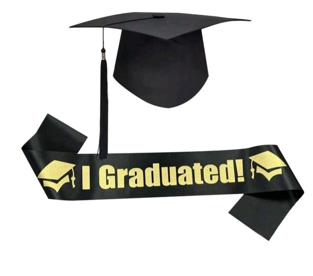 Grad hat and sash
