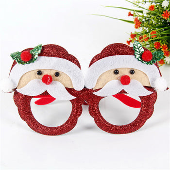 Christmas Santa Eyeglasses Frame 1 Pc