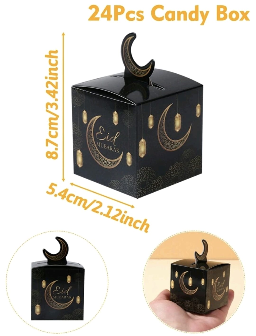 Eid small candy box 24 PCS