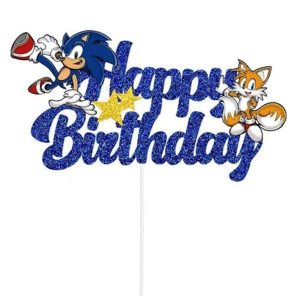 Sonic Birthday Cake Topper