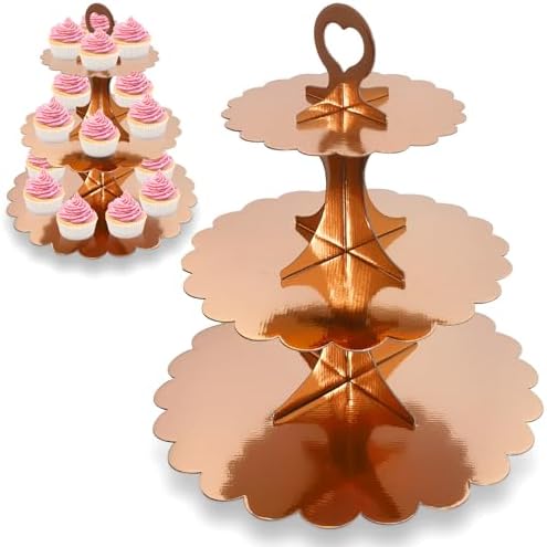 Rosegold cupcake stand