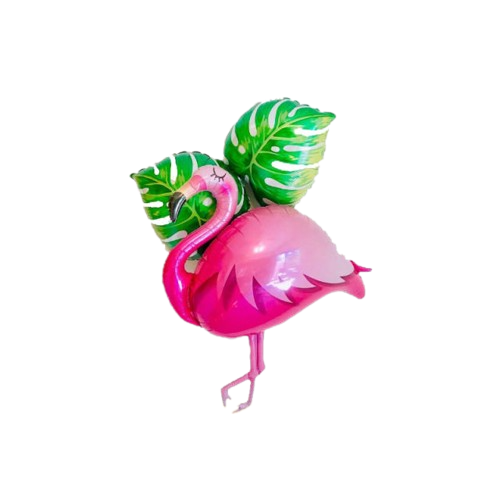 Flamingo foil balloon
