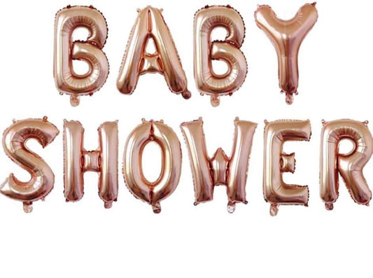 Rosegold Baby Shower Banner