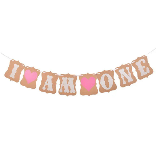 I am one banner - pink
