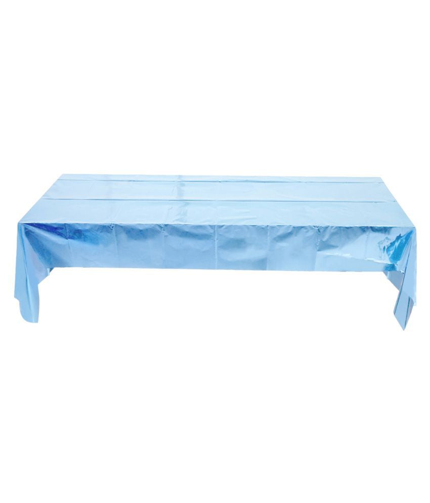 Iight blue foil Table cover tablecloth